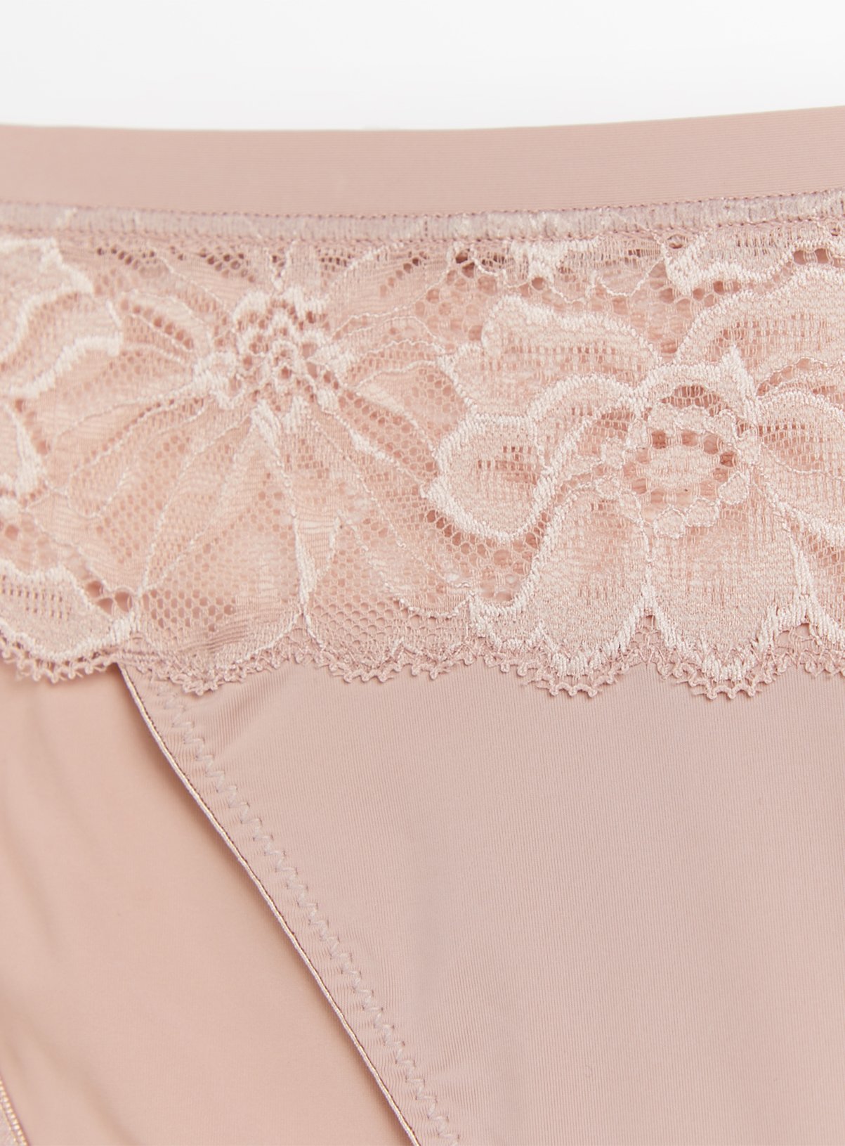 Mink Lace High Leg Knickers 16 - Image 3 thumbnail